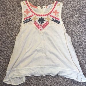 Embroidered Tank